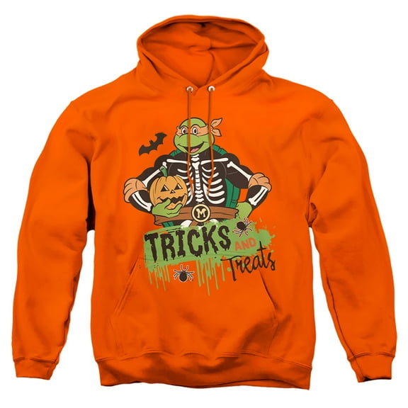 Teenage Mutant Ninja Turtles Turtle Tricks Unisex Adult Pull-Over HoodieOrange
