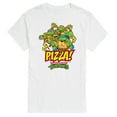thumbnail image 1 of Teenage Mutant Ninja Turtles - Turtles and Pizza - Men's Short Sleeve Graphic T-Shirt, 1 of 5