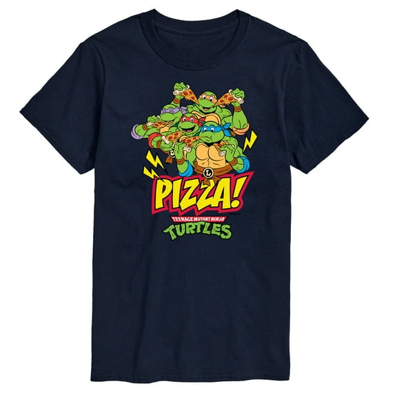 Teenage Mutant Ninja Turtles - Turtles and Pizza - Men's Short Sleeve Graphic T-Shirt