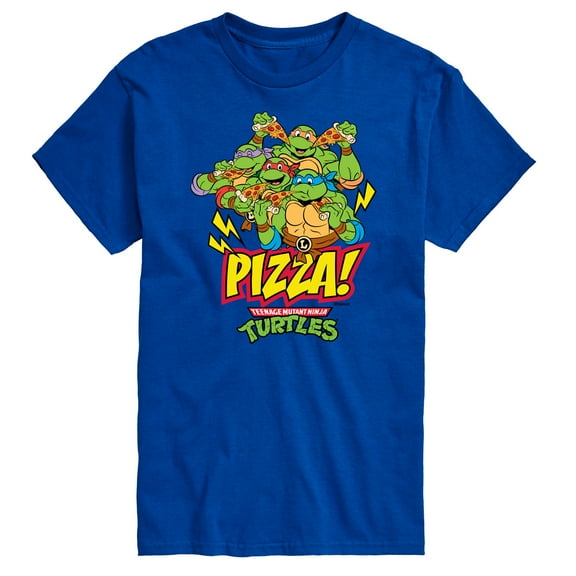 Teenage Mutant Ninja Turtles - Turtles and Pizza - Men's Short Sleeve Graphic T-Shirt