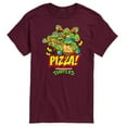 thumbnail image 1 of Teenage Mutant Ninja Turtles - Turtles and Pizza - Men's Short Sleeve Graphic T-Shirt, 1 of 5