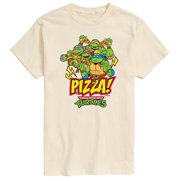 Teenage Mutant Ninja Turtles - Turtles and Pizza - Men's Short Sleeve Graphic T-Shirt