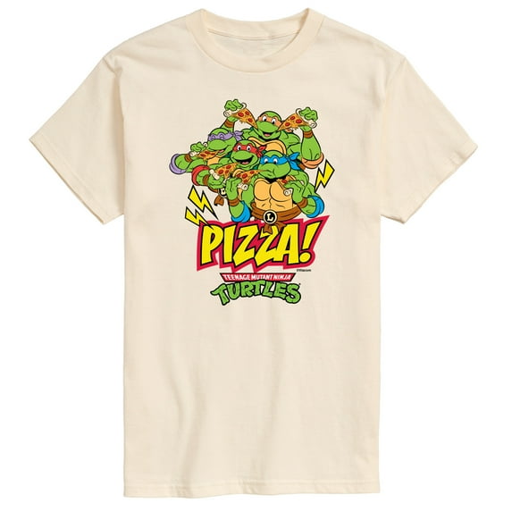 Teenage Mutant Ninja Turtles - Turtles and Pizza - Men's Short Sleeve Graphic T-Shirt