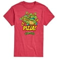 thumbnail image 1 of Teenage Mutant Ninja Turtles - Turtles and Pizza - Men's Short Sleeve Graphic T-Shirt, 1 of 5