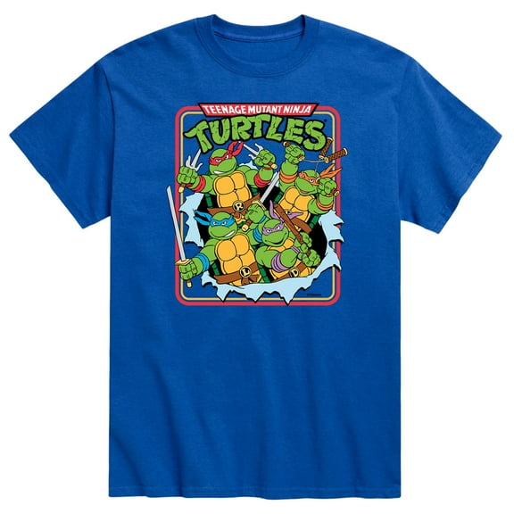 Teenage Mutant Ninja Turtles - Turtles in Action - Men's Short Sleeve Graphic T-Shirt