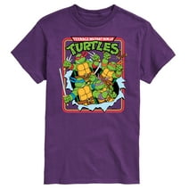 Teenage Mutant Ninja Turtles - Turtles in Action - Men's Short Sleeve Graphic T-Shirt