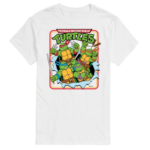 Teenage Mutant Ninja Turtles - Turtles in Action - Men's Short Sleeve Graphic T-Shirt