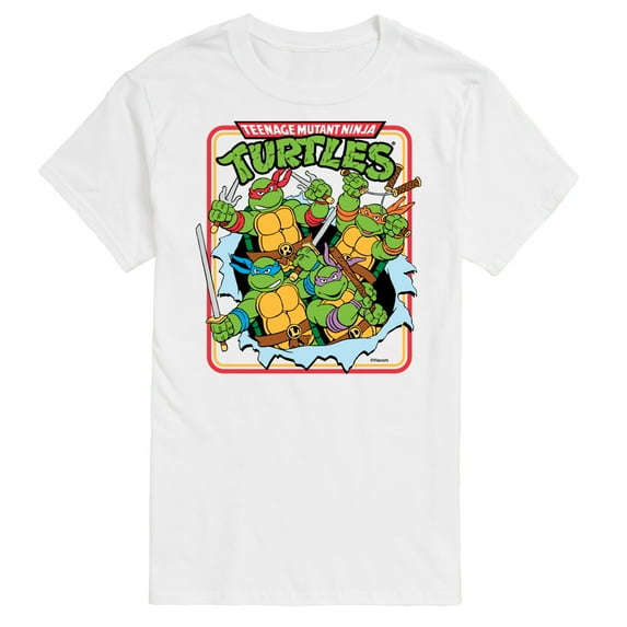 Teenage Mutant Ninja Turtles - Turtles in Action - Men's Short Sleeve Graphic T-Shirt
