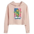 thumbnail image 1 of Teenage Mutant Ninja Turtles - USA Raphael - Juniors Cropped Hoodie, 1 of 5
