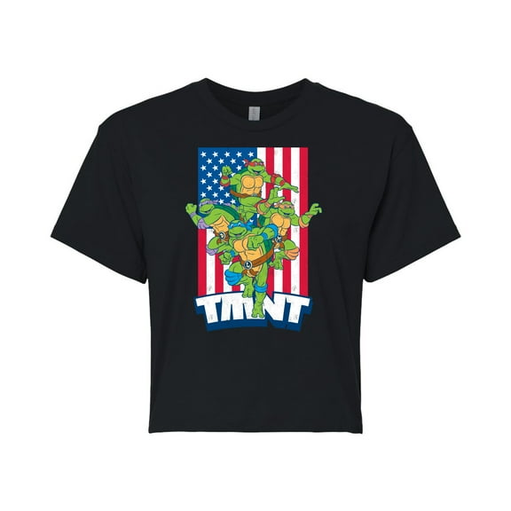 Teenage Mutant Ninja Turtles - USA Raphael - Juniors Cropped Tee