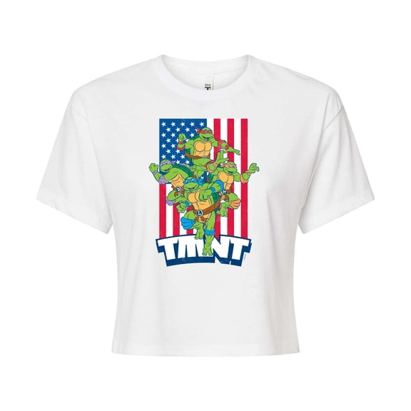 Teenage Mutant Ninja Turtles - USA Raphael - Juniors Cropped Tee