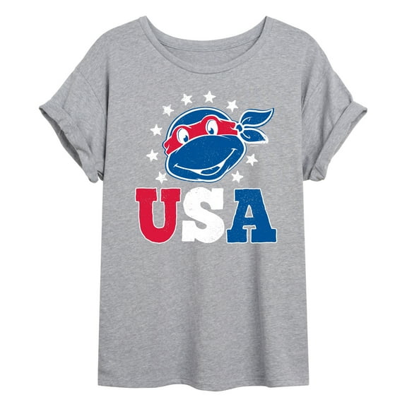 Teenage Mutant Ninja Turtles - USA Raphael - Juniors Muscle Tee