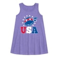 thumbnail image 1 of Teenage Mutant Ninja Turtles - USA Raphael - Toddler & Youth Girls A-line Dress, 1 of 4