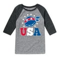 thumbnail image 1 of Teenage Mutant Ninja Turtles - USA Raphael - Youth Raglan Tee, 1 of 3
