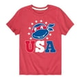 thumbnail image 1 of Teenage Mutant Ninja Turtles - USA Turtles - Toddler And Youth Short Sleeve Graphic T-Shirt, 1 of 5