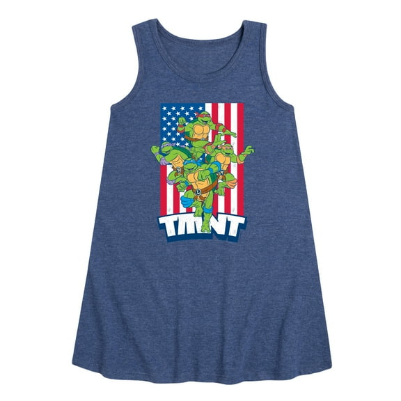 Teenage Mutant Ninja Turtles - USA Turtles - Toddler & Youth Girls A-line Dress