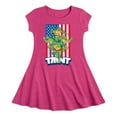 thumbnail image 1 of Teenage Mutant Ninja Turtles - USA Turtles - Toddler & Youth Girls Fit & Flare Dress, 1 of 1