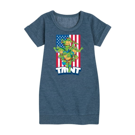 Teenage Mutant Ninja Turtles - USA Turtles - Toddler & Youth Girls Fleece Dress