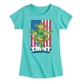thumbnail image 1 of Teenage Mutant Ninja Turtles - USA Turtles - Toddler & Youth Girls Short Sleeve Tee, 1 of 5
