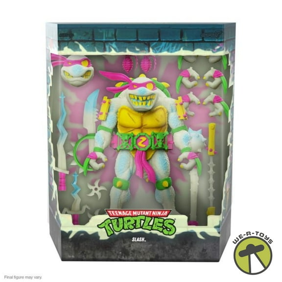 TMNT Ultimates Slash Glow Action Figure Super 7 Exclusive