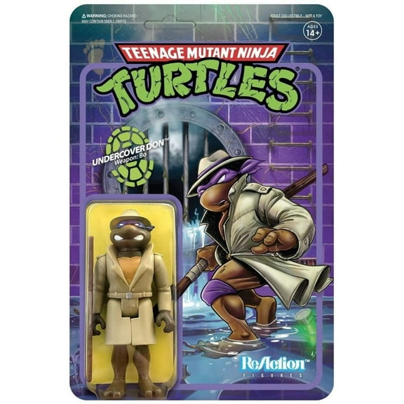 Teenage Mutant Ninja Turtles Undercover Donatello Wave 2 TMNT Figure 90s Cartoon Super7