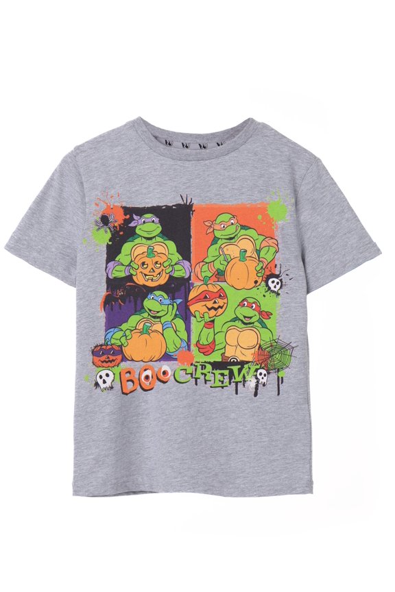 Boo Crew Unisex Kids Grey Marl Short Sleeved T-Shirt | 11-12 Years | Made by Vanilla Underground