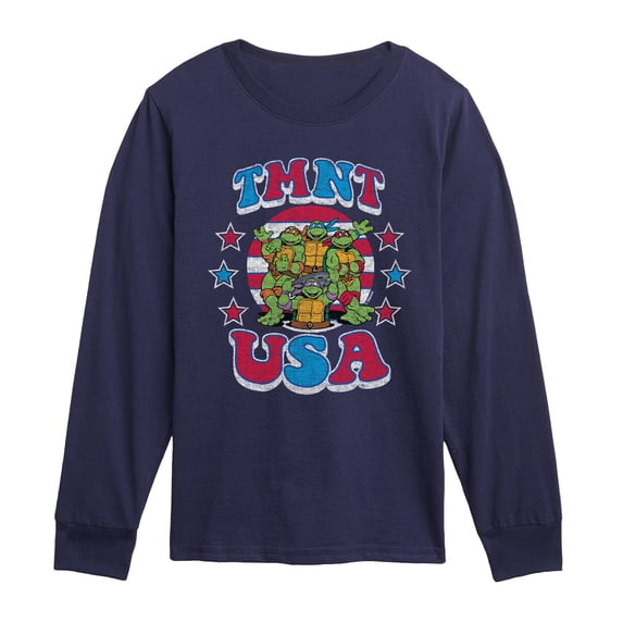 Teenage Mutant Ninja Turtles - Usa - Youth Boys Long Sleeve Graphic T-Shirt