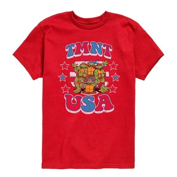 Teenage Mutant Ninja Turtles - Usa - Youth Boys Short Sleeve Graphic T-Shirt