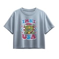 thumbnail image 1 of Teenage Mutant Ninja Turtles - Usa - Youth Girls Boxy T-Shirt, 1 of 4