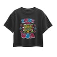 thumbnail image 1 of Teenage Mutant Ninja Turtles - Usa - Youth Girls Boxy T-Shirt, 1 of 4