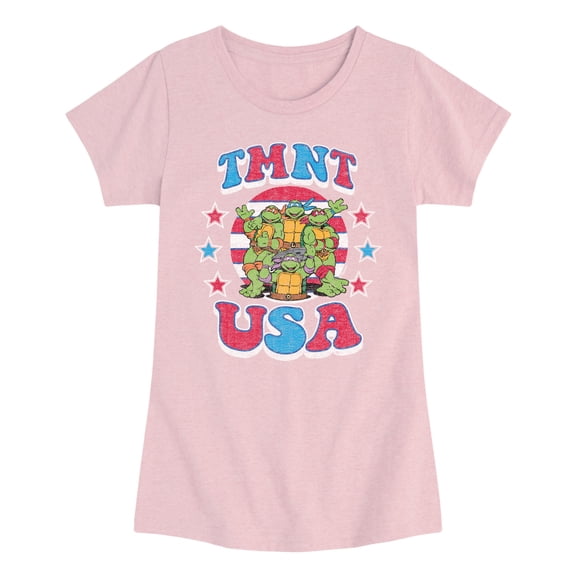 Teenage Mutant Ninja Turtles - Usa - Youth Girls Fitted Short Sleeve T-Shirt