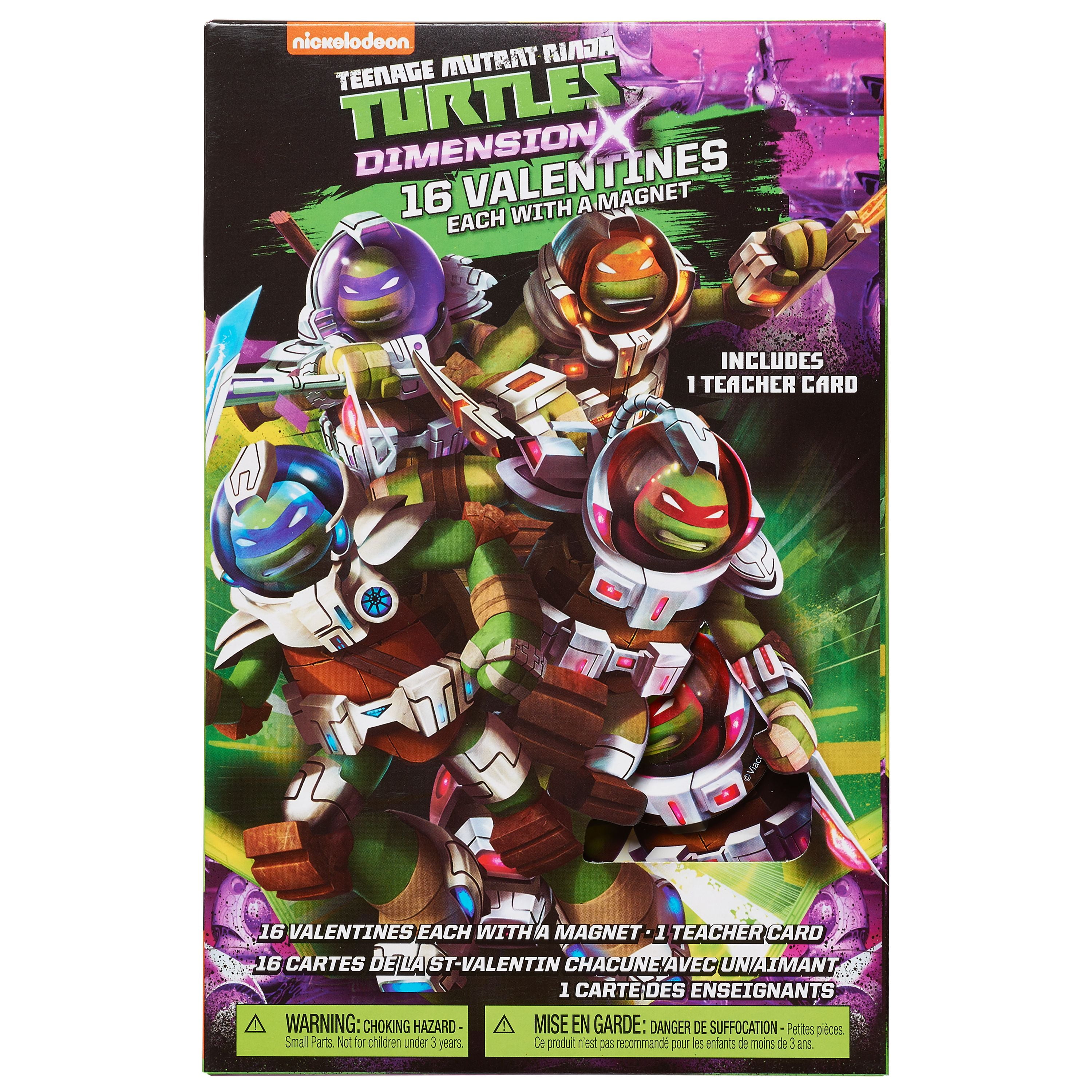 Teenage Mutant Ninja Turtles Valentine's Day Exchange Cards, 16 count with  magnets - Walmart.com, image size:3000x3000