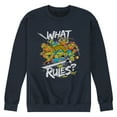 thumbnail image 1 of Teenage Mutant Ninja Turtles - What Rules - Men's Crew Neck Fleece Pullover, 1 of 5