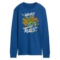 thumbnail image 1 of Teenage Mutant Ninja Turtles - What Rules - Men's Long Sleeve T-Shirt, 1 of 5