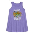 thumbnail image 1 of Teenage Mutant Ninja Turtles -What Rules - Toddler & Youth Girls A-line Dress, 1 of 4