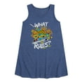 thumbnail image 1 of Teenage Mutant Ninja Turtles -What Rules - Toddler & Youth Girls A-line Dress, 1 of 5