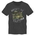 thumbnail image 1 of Teenage Mutant Ninja Turtles Where's The Party' Charcoal T-Shirt-XL, 1 of 2