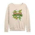 thumbnail image 1 of Teenage Mutant Ninja Turtles - Women's Lightweight French Terry Long Sleeve Shirt, 1 of 5