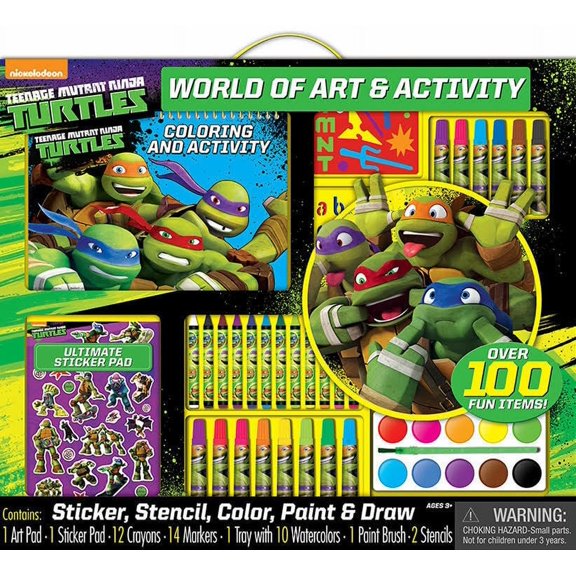 Teenage Mutant Ninja Turtles  World Of Art And Activity - Over 100 Fun  items