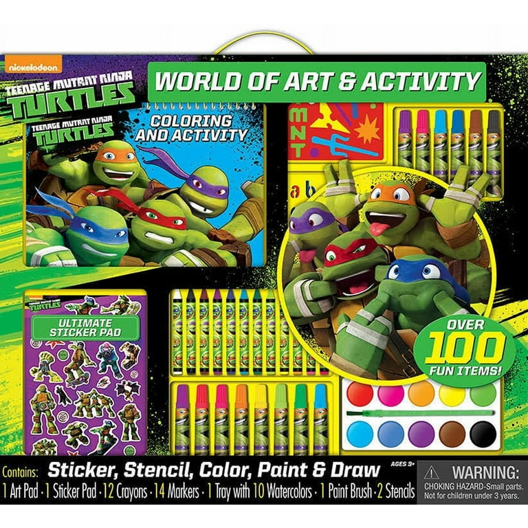 Teenage Mutant Ninja Turtles World Of Art And Activity - Over 100