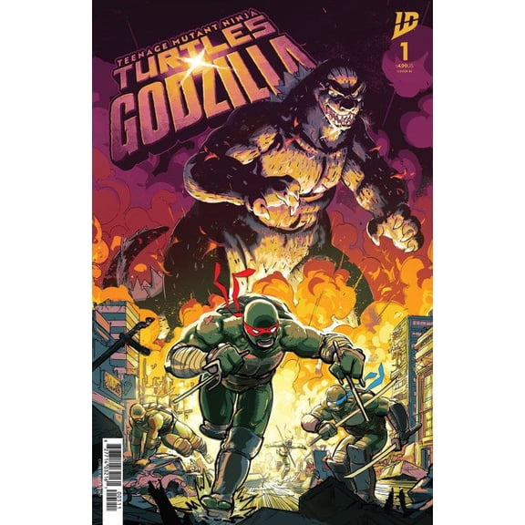 Teenage Mutant Ninja Turtles X Godzilla #1H VF ; IDW Comic Book