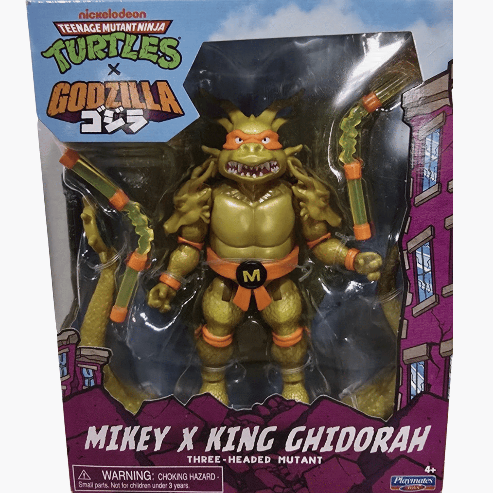 TMNT x Godzilla Figure Mikey - Walmart.com