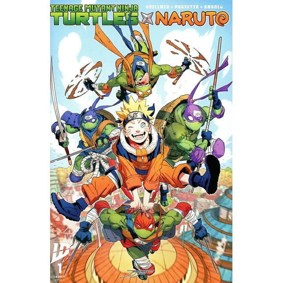 Teenage Mutant Ninja Turtles X Naruto #1A VF ; IDW Comic Book