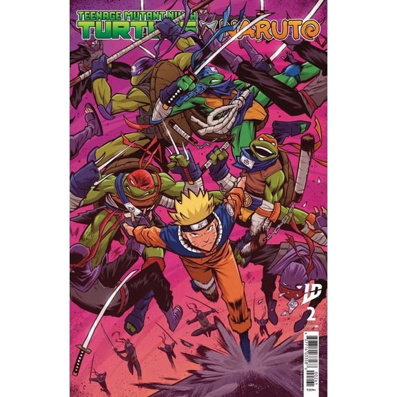 Teenage Mutant Ninja Turtles X Naruto #2F VF ; IDW Comic Book