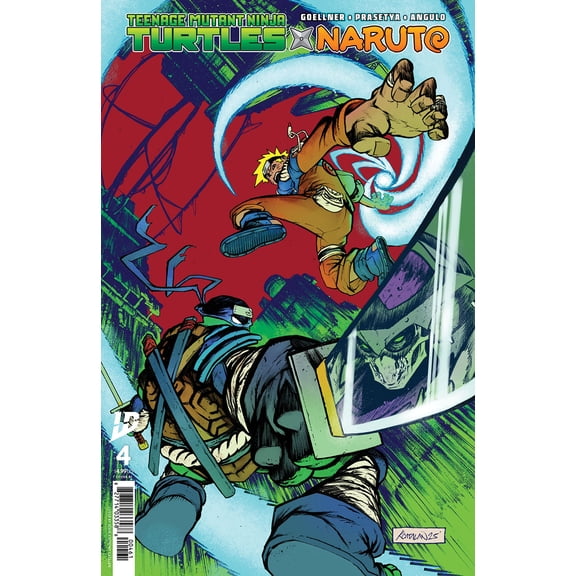 Teenage Mutant Ninja Turtles X Naruto #4F VF ; IDW Comic Book
