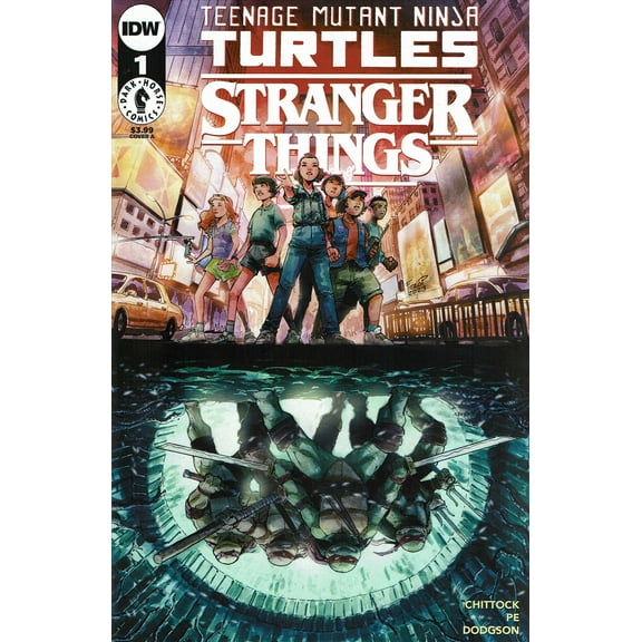 Teenage Mutant Ninja Turtles X Stranger Things #1A VF ; IDW Comic Book