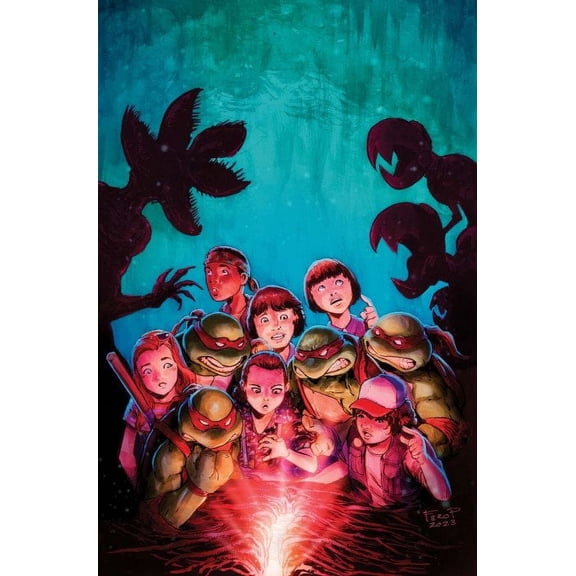 Teenage Mutant Ninja Turtles X Stranger Things #2E VF ; IDW Comic Book