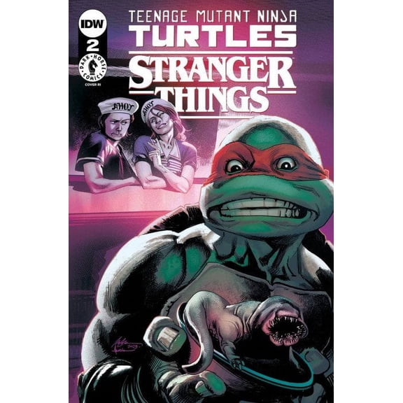 Teenage Mutant Ninja Turtles X Stranger Things #2G VF ; IDW Comic Book