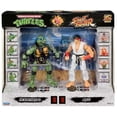thumbnail image 1 of Teenage Mutant Ninja Turtles vs Street Fighter Leonardo vs Ryu Action Figure 2-Pack, 1 of 5