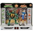 thumbnail image 1 of Teenage Mutant Ninja Turtles vs Street Fighter Michelangelo vs Chun-Li Action Figure 2-Pack, 1 of 5